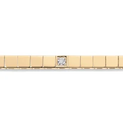 Diamonds by Frisenberg – Allianse armlenke i gult gull m/ 1 diamant 0,10 ct TW/SI