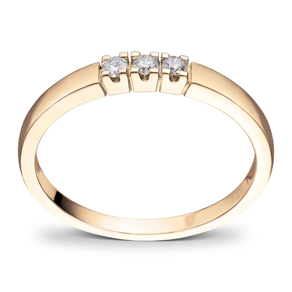 Diamonds by Frisenberg – Alliansering 3 x 0,03 ct TW/SI