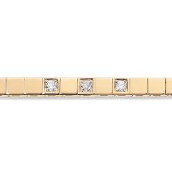 Diamonds by Frisenberg – Allianse armbånd i gult gull med diamanter – Totalt 0,30 ct