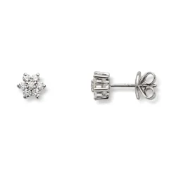 Diamonds by Frisenberg – Diamant rosettørepynt i hvitt gull 0,30ct