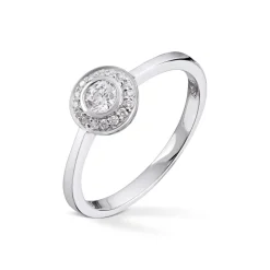 Diamonds by Frisenberg – Diamantring i hvitt gull – Totalt 0,175