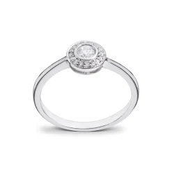 Diamonds by Frisenberg – Diamantring i hvitt gull – Totalt 0,27 ct