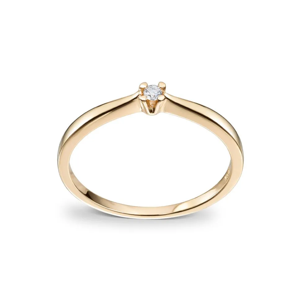 Diamonds by Frisenberg – Enstens Diamantring – 0,03 CT TW/SI
