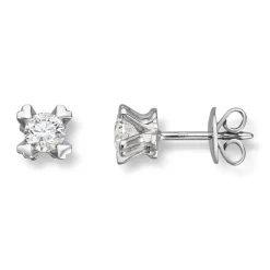 Diamonds by Frisenberg – Enstensørepynt totalt 0,60 ct TW/SI – Solid modell, håndlaget ved eget verksted
