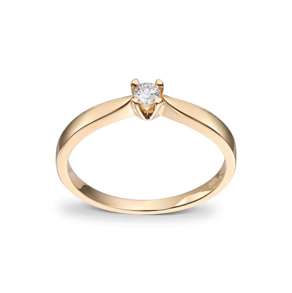 Diamonds by Frisenberg – Enstens Diamantring – 0,10 CT TW/SI