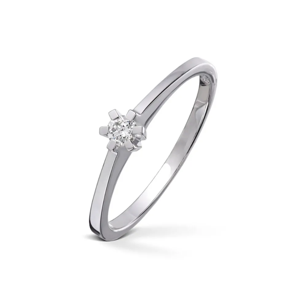Diamonds by Frisenberg – Enstensring 0,10 ct TW/SI diamant
