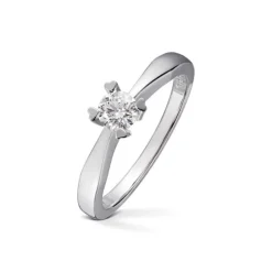 Diamonds by Frisenberg – Enstensring med hjerteklør – 0,40 ct TW/SI