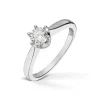 Diamonds by Frisenberg – Enstensring i hvitt gull 0,50 ct TW/SI diamant