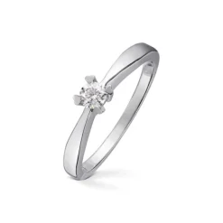 Diamonds by Frisenberg – Enstensring med hjerteklør – 0,20 ct TW/SI