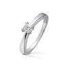 Diamonds by Frisenberg – Enstensring med hjerteklør – 0,25 ct TW/SI