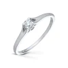 Diamonds by Frisenberg – Ensteinsring i hvitt gull 0,10ct TW/SI