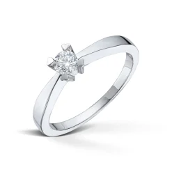 Diamonds by Frisenberg – Enstensring med hjerteklør – 0,30 ct TW/SI
