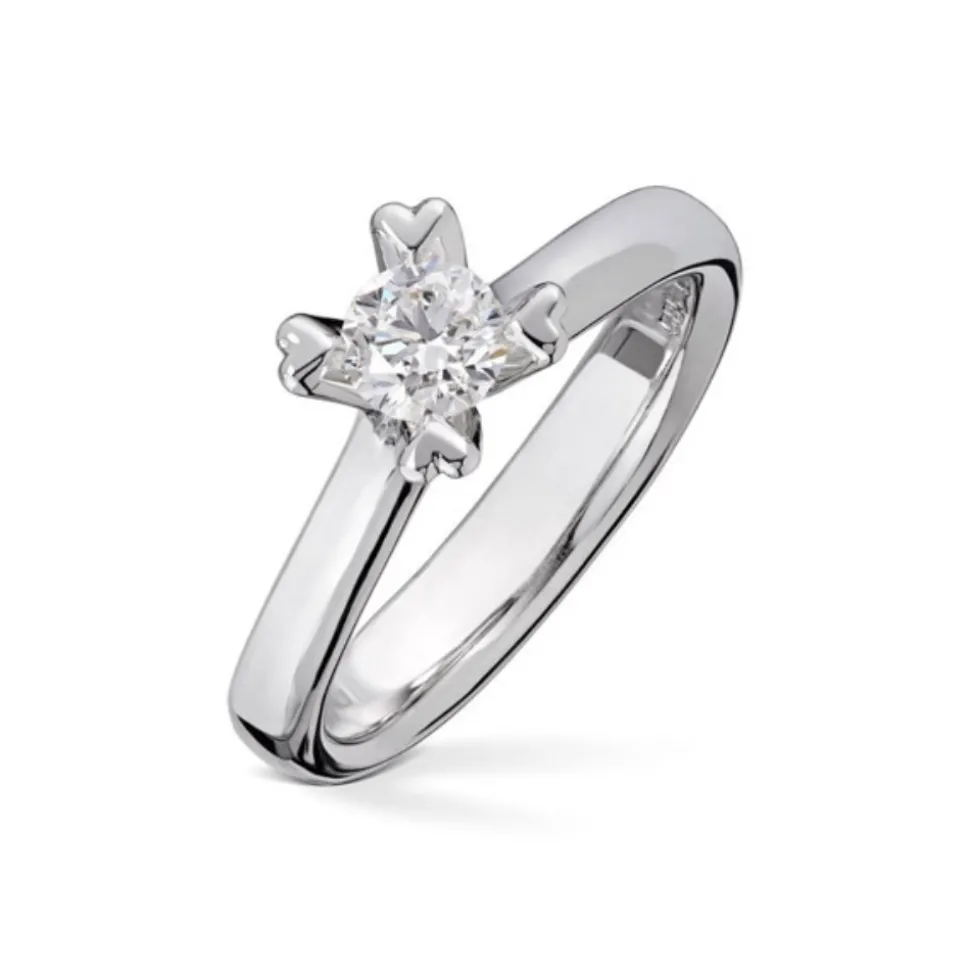 Diamonds by Frisenberg – Enstensring med hjerteklør – 0,50 ct TW/SI