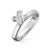 Diamonds by Frisenberg – Enstensring med hjerteklør – 0,70 ct TW/SI