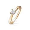 Diamonds by Frisenberg – Enstensring med hjerteklør – 0,40 ct TW/SI
