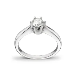 Diamonds by Frisenberg – Enstensring i hvitt gull 0,50 ct TW/SI diamant