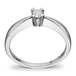 Diamonds by Frisenberg – Enstensring med hjerteklør – 0,10 ct TW/SI