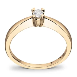 Diamonds by Frisenberg – Enstensring med hjerteklør – 0,10 ct TW/SI