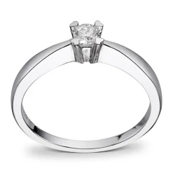 Diamonds by Frisenberg – Enstensring med hjerteklør – 0,20 ct TW/SI