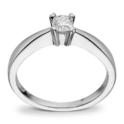 Diamonds by Frisenberg – Enstensring med hjerteklør – 0,25 ct TW/SI