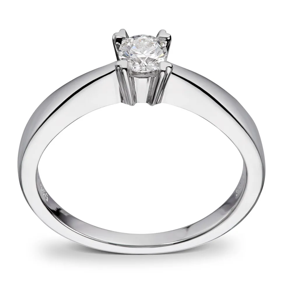 Diamonds by Frisenberg – Enstensring med hjerteklør – 0,25 ct TW/SI