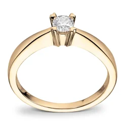 Diamonds by Frisenberg – Enstensring med hjerteklør – 0,25 ct TW/SI