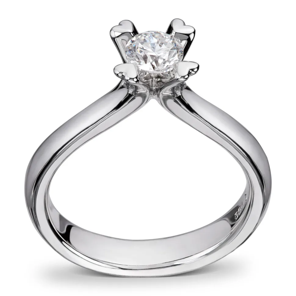 Diamonds by Frisenberg – Enstensring med hjerteklør – 0,50 ct TW/SI