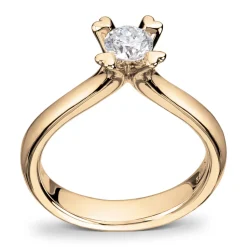 Diamonds by Frisenberg – Enstensring med hjerteklør – 0,50 ct TW/SI