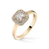 Diamonds By Frisenberg – Gult gull 14K ring- Håndlaget på eget verksted på Lillehammer