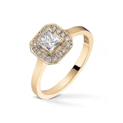 Diamonds By Frisenberg – Gult gull 14K ring- Håndlaget på eget verksted på Lillehammer