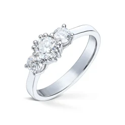 Diamonds by Frisenberg – Håndlaget ring i hvitt gull med diamanter ialt 0,90 ct tw/si1