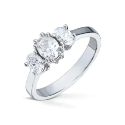 Diamonds by Frisenberg – Håndlaget ring i hvitt gull med diamanter ialt 0,98 ct tw/si1