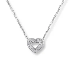 Diamonds by Frisenberg – Halssmykke i hvitt gull med 0,10 ct diamanter