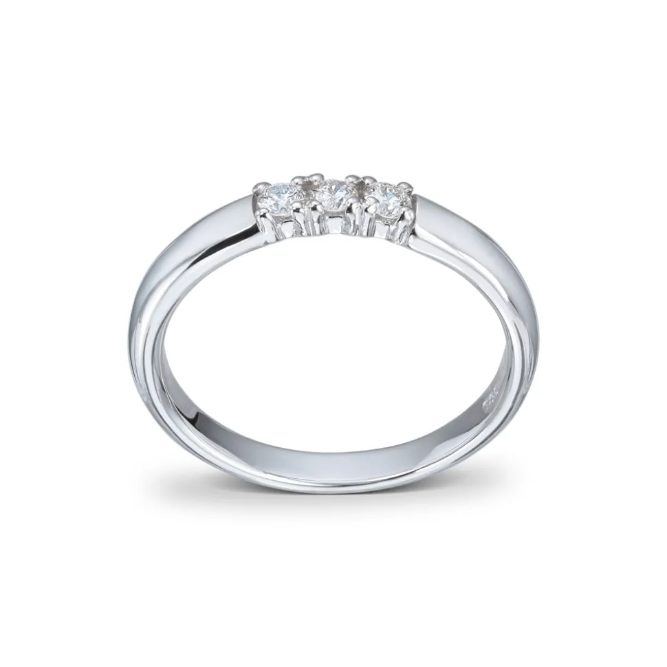 Diamonds by Frisenberg – Hvittgull Alliansering – 0,15 ct