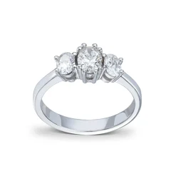 Diamonds by Frisenberg – Håndlaget ring i hvitt gull med diamanter ialt 0,98 ct tw/si1
