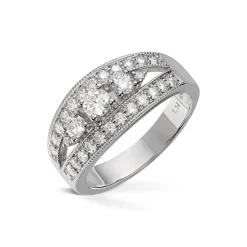 Diamonds by Frisenberg – Ring i hvitt gull med totalt 1,14 ct diamanter