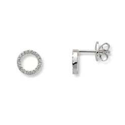 Diamonds by Frisenberg – Ørepynt i hvitt gull med diamanter – 0,14 ct