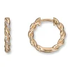 Diamonds by Frisenberg – Øreringer i 14K gult gull m/diamanter