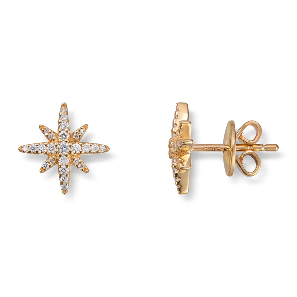 Diamonds by Frisenberg – Ørepynt i 14K gult gull m/diamanter