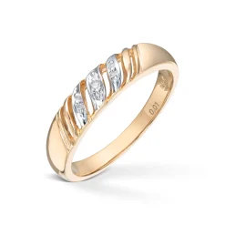 Diamonds by Frisenberg – Ring i gult gull med 1 x 0,01 ct diamant