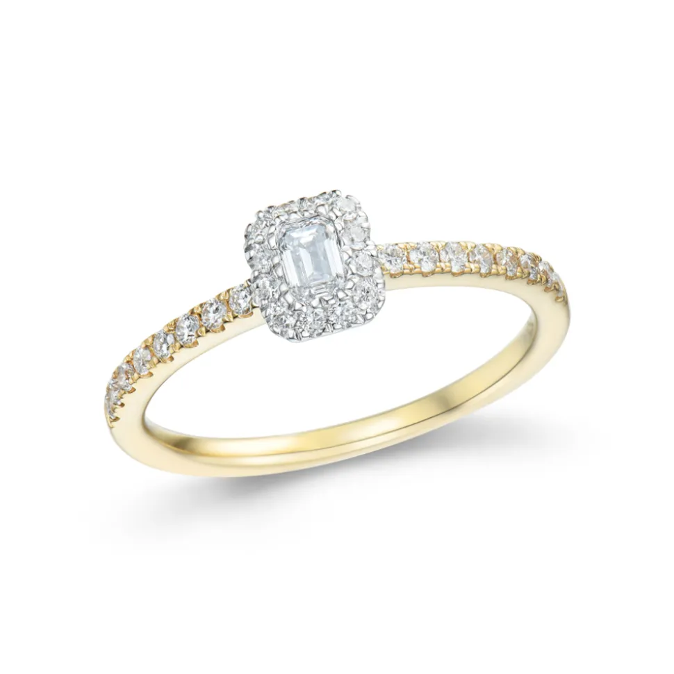 Diamonds by Frisenberg – Ring i gult gull med diamanter