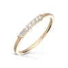 Diamonds by Frisenberg – Ring i gult gull med diamanter, 0,15ct TW/SI