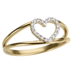 Diamonds by Frisenberg – Ring i gult gull med diamanter