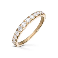 Diamonds by Frisenberg – Ring i gult gull med diamanter, 0,73 ct TW/SI