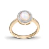 Diamonds by Frisenberg – Ring i gult gull med opal og diamanter