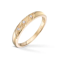 Diamonds by Frisenberg – Ring i gult gull med diamanter