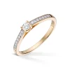 Diamonds by Frisenberg – Ring i gult gull med diamanter 0,18 ct tw/si1
