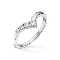 Diamonds by Frisenberg – Ring i hvitt gull ialt 0,24 ct diamanter