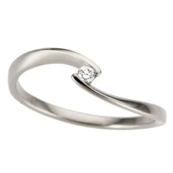 Diamonds by Frisenberg – Ring i hvitt gull med diamant