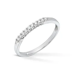 Diamonds by Frisenberg – Ring i hvitt gull med diamanter – 0,13 ct TW/Si